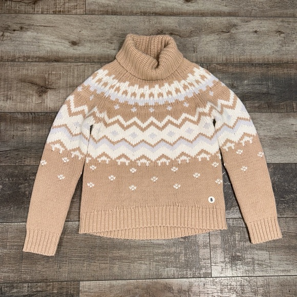 Bogner Sophi fair isle cashmere turtleneck ski sweater - Picture 4 of 11